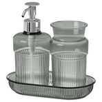 IKEA BROFJARDEN banyo seti gri - 50564884