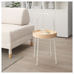 IKEA BURVIK yan sehpa beyaz - 60340389