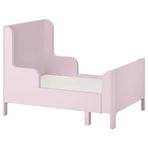 IKEA Busunge Açık Pembe 80x200 CM Uzayabilen Çocuk Karyolası