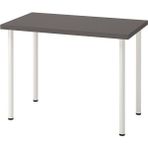IKEA Çalışma Masası, Koyu Gri-Beyaz, 100 x 60 cm - 100X60 - Gri - Beyaz