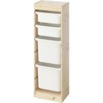 IKEA Çam Çok Amaçlı Saklama Ünitesi 44X30X91 cm Çocuk Odası Oyuncak Dolabı Düzenleyici - Ahşap