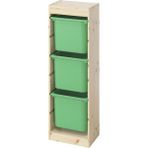 IKEA Çam Fonksiyonel Saklama Ünitesi 44X30X91 cm Çocuk Odası Oyuncak Dolabı Düzenleyici - Ahşap