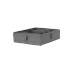 Ikea Çekmece İçi Bölmeli Kutu, Koyu Gri Renk 44X34x11 Cm Takı-Kemer-Aksesuar Düzenleyici O