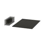 IKEA Çekmece Içi Düzenleyici, Antrasit Renk 80 cm Tabak, Tencere, Kapak Düzenleyici