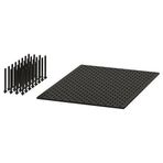 IKEA Çekmece Içi Düzenleyici, Meridyendukkan Antrasit Renk 80 cm Tabak, Tencere, Kapak Düzenleyici
