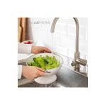 IKEA Çelik Süzgeç Krom Kaplama 22 cm Beyaz