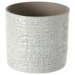 Ikea Chıafrön 12 Cm Stoneware Dekoratif Beyaz Saksı