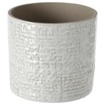 Ikea CHIAFRÖN bitki saksısı, 12 cm, açık hava, beyaz