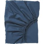 IKEA Çift Kişilik Lastikli Çarşaf Koyu Mavi Renk 180X200 cm Pamuk-Liyosel - 180 x 200 cm
