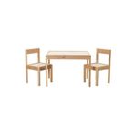 IKEA Çocuk Oyun Masası 2 Sandalye Set Çam
