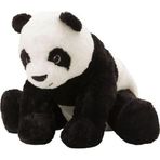 IKEA Çocuk Peluş Oyuncak Panda Meridyendukkan Siyah-Beyaz 30 Cm
