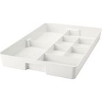 IKEA Çok Amaçlı Bölmeli Kutu Beyaz Renk Meridyendukkan Takı-çekmece Düzenleme Kutusu 53x36x6 Cm