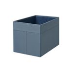 Ikea Çok Amaçlı Düzenleyici Kutu 35X25X25 Cm Saklama Kutusu Polyester Düzenleme Kutusu Mavi