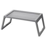Ikea Çok Amaçlı Sehpa Yatak Tepsisi Laptop Desteği 56x36x26 cm Gri