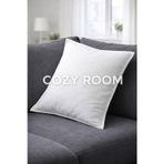 Ikea Cozy Room - Gurlı Kırlent Kılıfı, Beyaz, 50X50 Cm (İçi Dahil Değildir.)