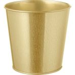 Ikea Daıdaı Pirinç Rengi 12 cm Çelik Saksı 3 Adet - Altın
