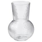IKEA Dekoratif Vazo Küçük Boy Karaf 17 Cm Saydam Cam Meridyendukkan