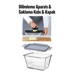 IKEA Dilimleme Aparatı & Saklama Kabı & Kapak > 3'lü Kombin