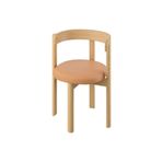 IKEA döşemeli ahşap sandalye, meşe-deri