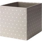 IKEA Dröna Kutu Bej Renkli 33x38x33 cm Eşya Saklama Kutusu Pratik Kullanım İçin