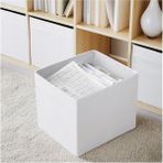 Ikea Dröna Kutu Beyaz 33X38X33 cm 40217955 - Bej