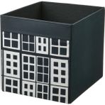 IKEA Dröna Siyah-Desenli Kutu