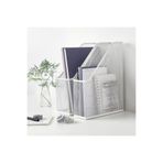 IKEA Drönjöns Metal Masaüstü Dosyalık Organizer, 2'li Set, Beyaz