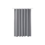 IKEA Duş Perdesi Banyo Perdesi Gri Renk 180x200 Cm %100 PEVA 6554r4
