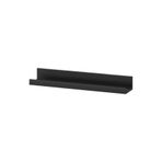 IKEA Duvar Rafı, Modern Siyah, MDF, 55 cm, Çerçeve-Dekorasyon Rafı