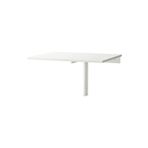 IKEA Duvara Monte Masa, Beyaz, 2 Kişilik, 75x60 cm