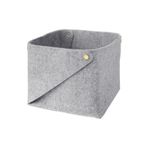 IKEA Düzenleyici Kutu,Gri 28x28x23 cm MeridyenDukkan Dolapİçi,Aksesuar,Çekmece Düzenleyici
