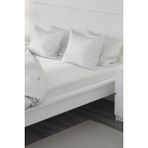 Ikea Dvala Çift Kişilik Lastikli Çarşaf - 110 x 160 cm - Antrasit - Gri