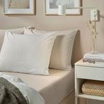 IKEA DVALA lastikli çarşaf bej - 30396764