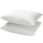 IKEA DVALA Pamuklu 2 Adet Yastık Minder Kılıfı 50x60 cm Beyaz