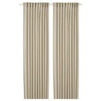 IKEA DYTAG fon perde/2 kanat bej - 80607820