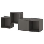 IKEA Eket 2449778594 Koyu Gri Dolap