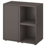 IKEA EKET dolap kombinasyonu koyu gri - 19494469