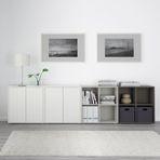 IKEA EKET dolap kombinasyonu koyu gri - 49490752