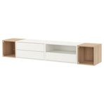 IKEA EKET duvar dolabı kombinasyonu beyaz-ağartılmış meşe görünümlü - 59580988