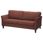 IKEA EKHOLMA 3'lü kanepe kilanda kahverengi-kırmızı - 29535596
