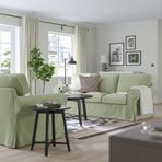 IKEA EKTORP 3'lü kanepe hakebo gri-yeşil - 59509001