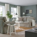 IKEA EKTORP 3'lü kanepe karlshov bej-çok renkli - 99509004