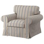 IKEA EKTORP tekli koltuk karlshov bej-çok renkli - 39552104