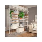 IKEA Elvarlı 59315159 Beyaz Bambu Dolap
