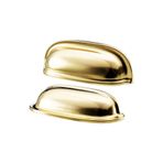 IKEA Eneryda Mobilya Kulpu, 89 mm, 2 Adet, Gold Altın Pirinç