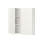 IKEA Enhet 80x15x75 cm Beyaz Banyo Duvar Dolabı