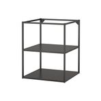 IKEA ENHET açık raf ünitesi, antrasit, 60x60x75 cm
