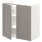 IKEA ENHET lavabo dolabı beyaz-gri - 59323649
