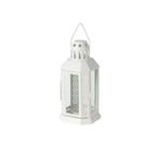 IKEA ENRUM Beyaz Dekoratif Fener, 22 cm, Mum Işığı İçin
