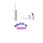 IKEA ENUDDEN tuvalet fırçası, STORAVAN banyo seti